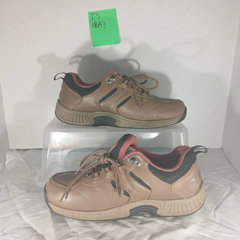 Bio Fit Women's Size 8‎ 2E X-Wide Brown Leather Comfort Walking Shoes